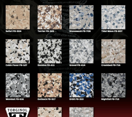 Decorative Flake Chips Colors
