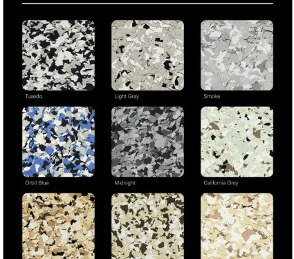 Concrete Coating Flake Colors