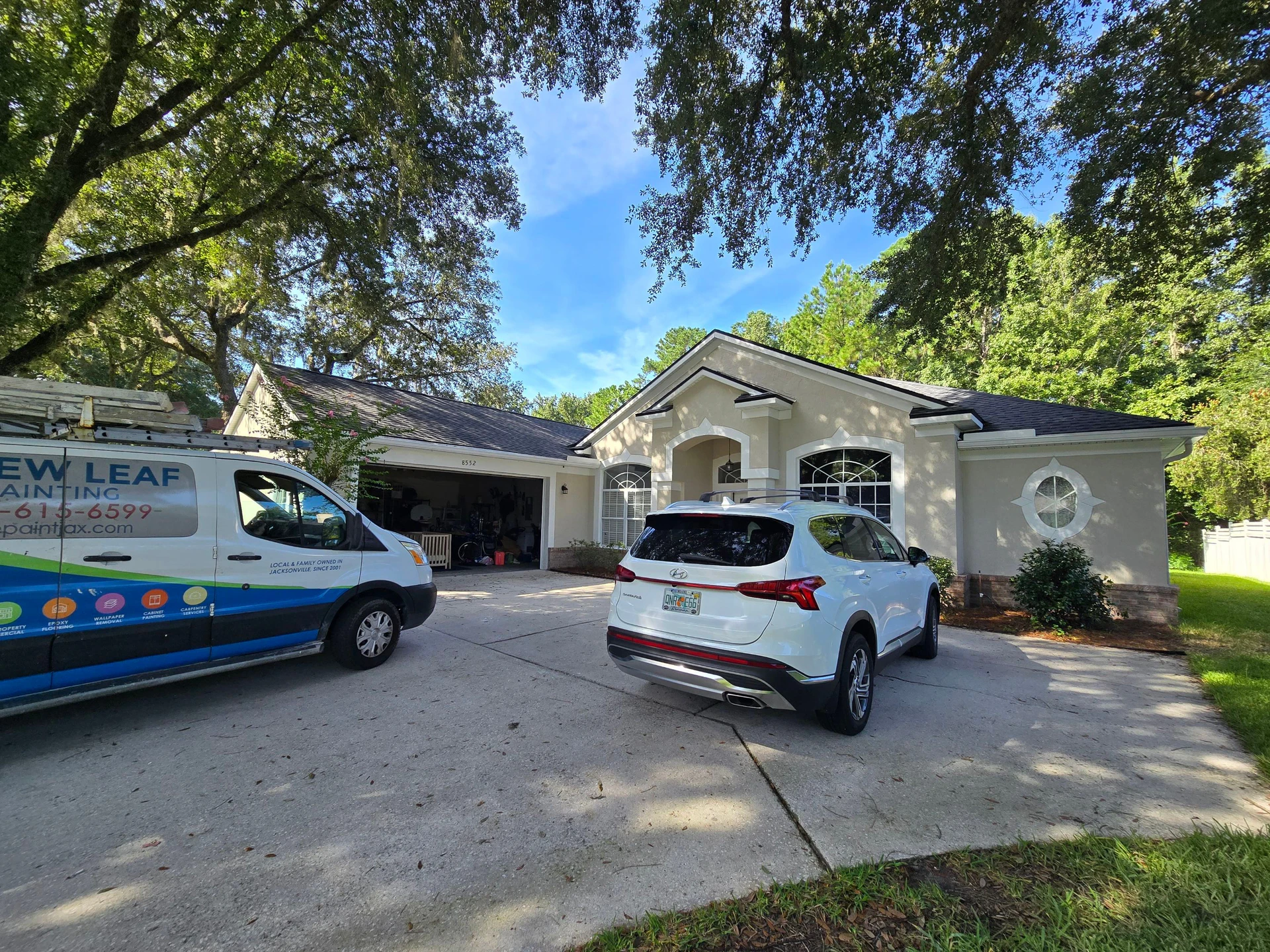 The Stucco Exterior Painting & Extensive Prep in East Hampton | Jacksonville, FL 32256 in Jacksonville, FL