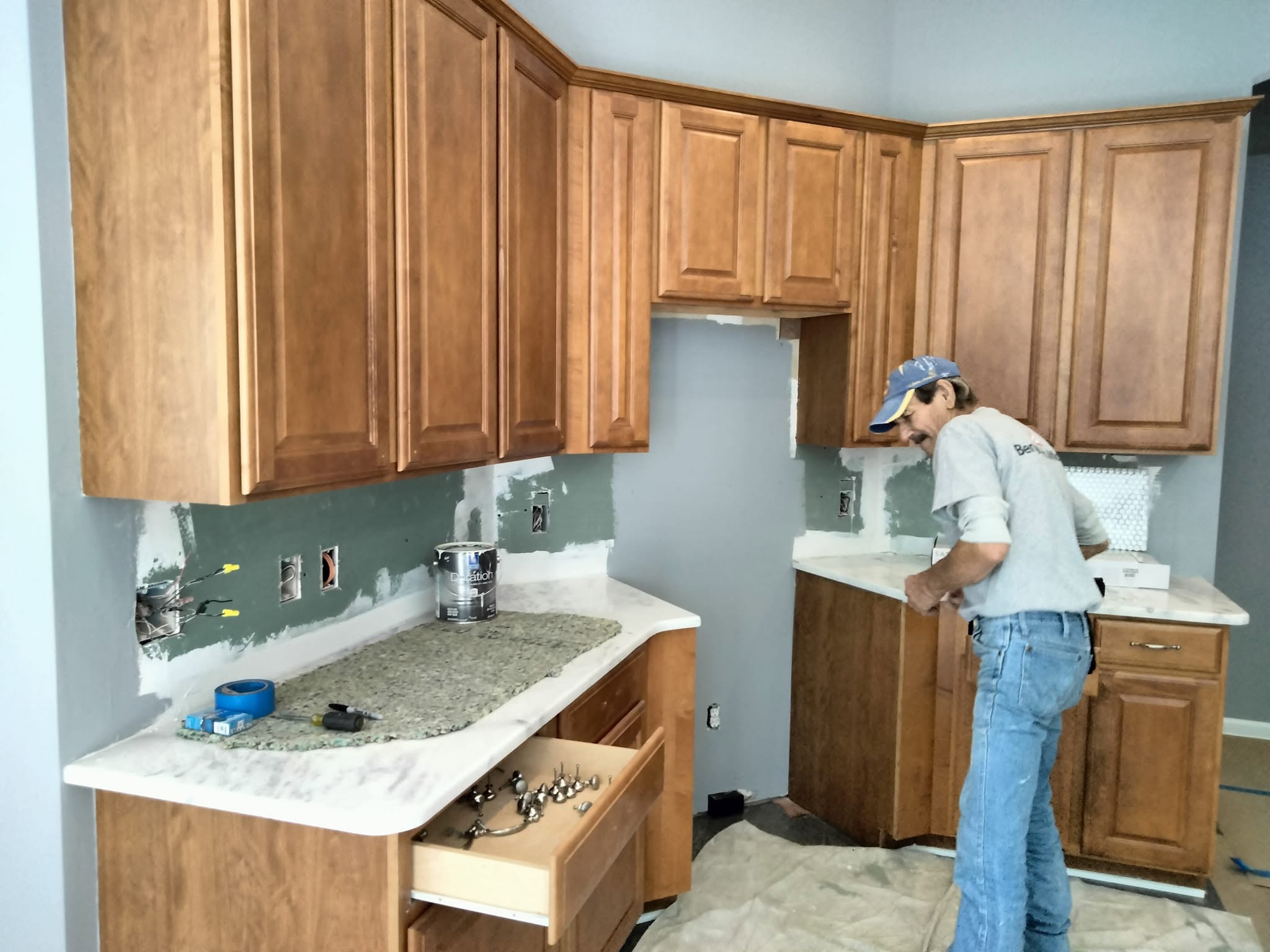 Before the Interior, Exterior & Cabinet Painting with Garage Floor Coating in Palencia, St. Augustine, FL 32095 in Palencia, St. Augustine, FL