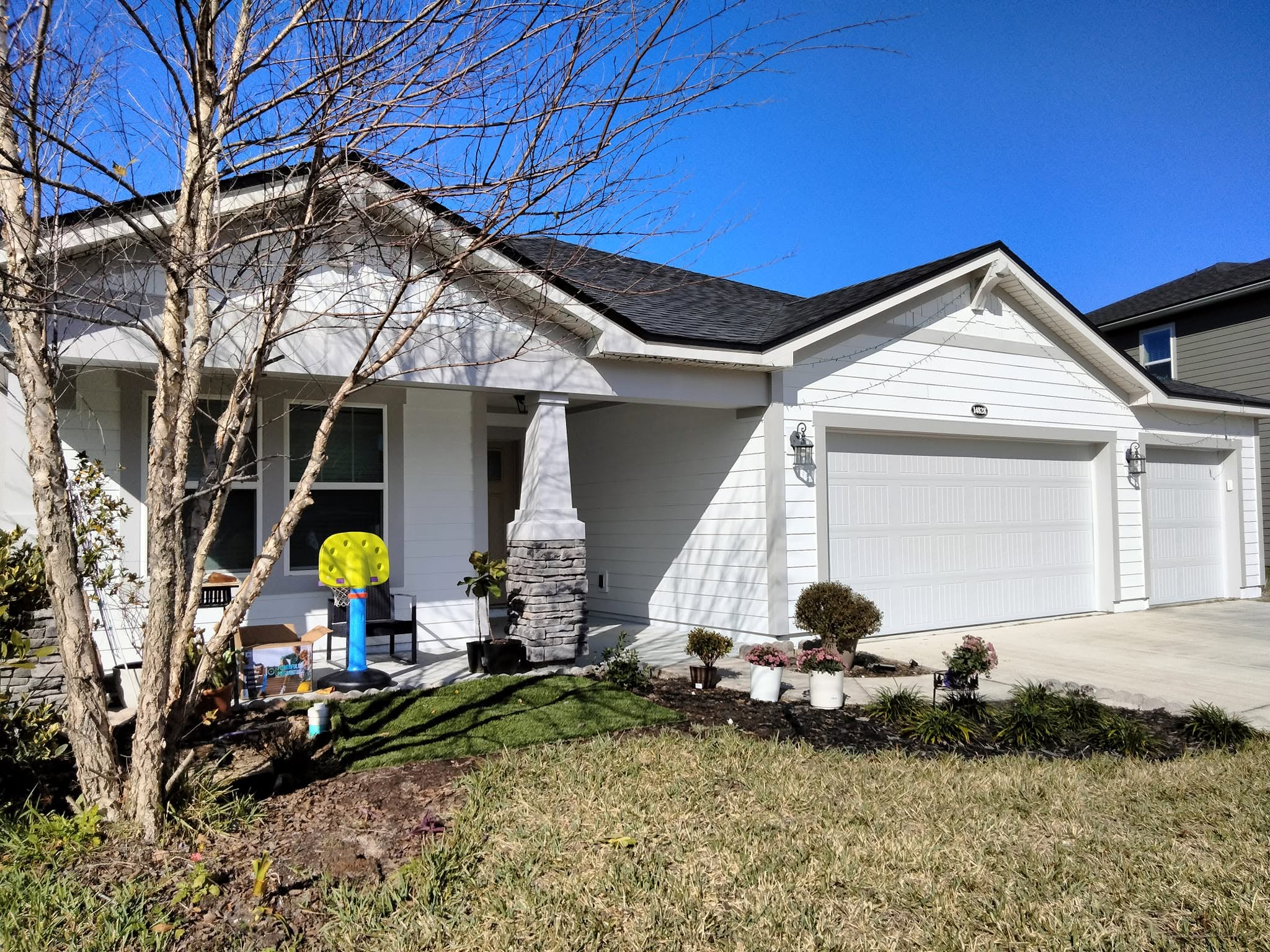Before the Exterior House Painting in Bartram Park, FL