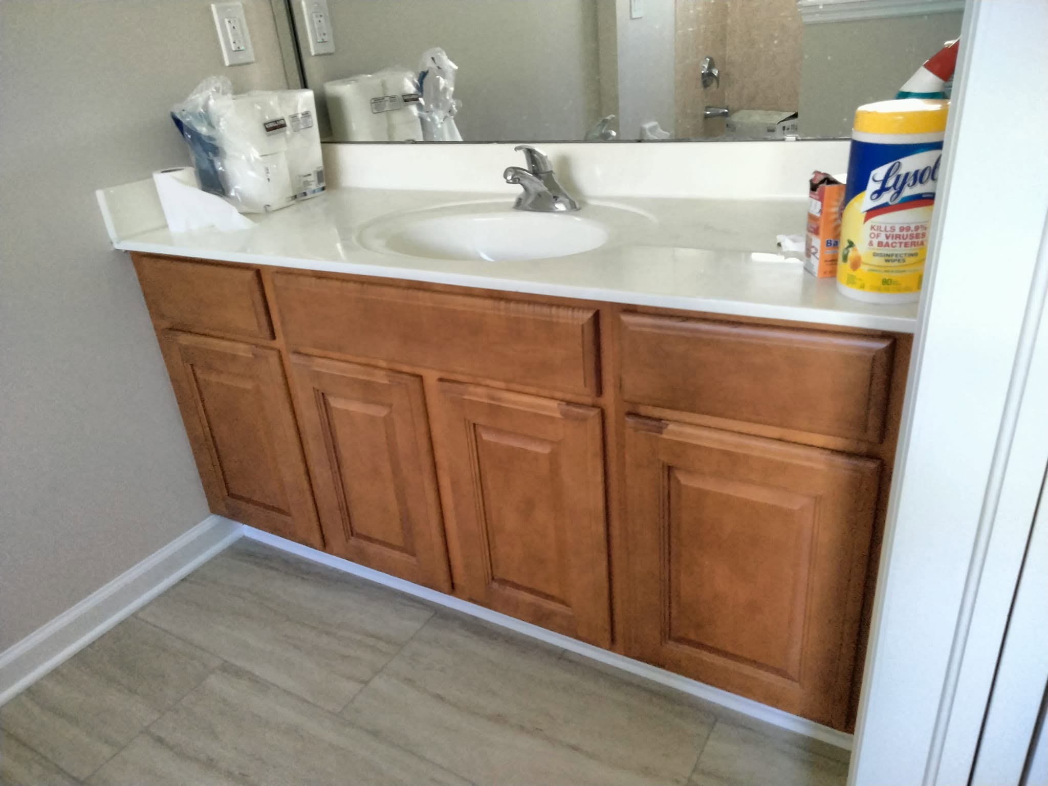 Before the Interior, Exterior & Cabinet Painting with Garage Floor Coating in Palencia, St. Augustine, FL 32095 in Palencia, St. Augustine, FL