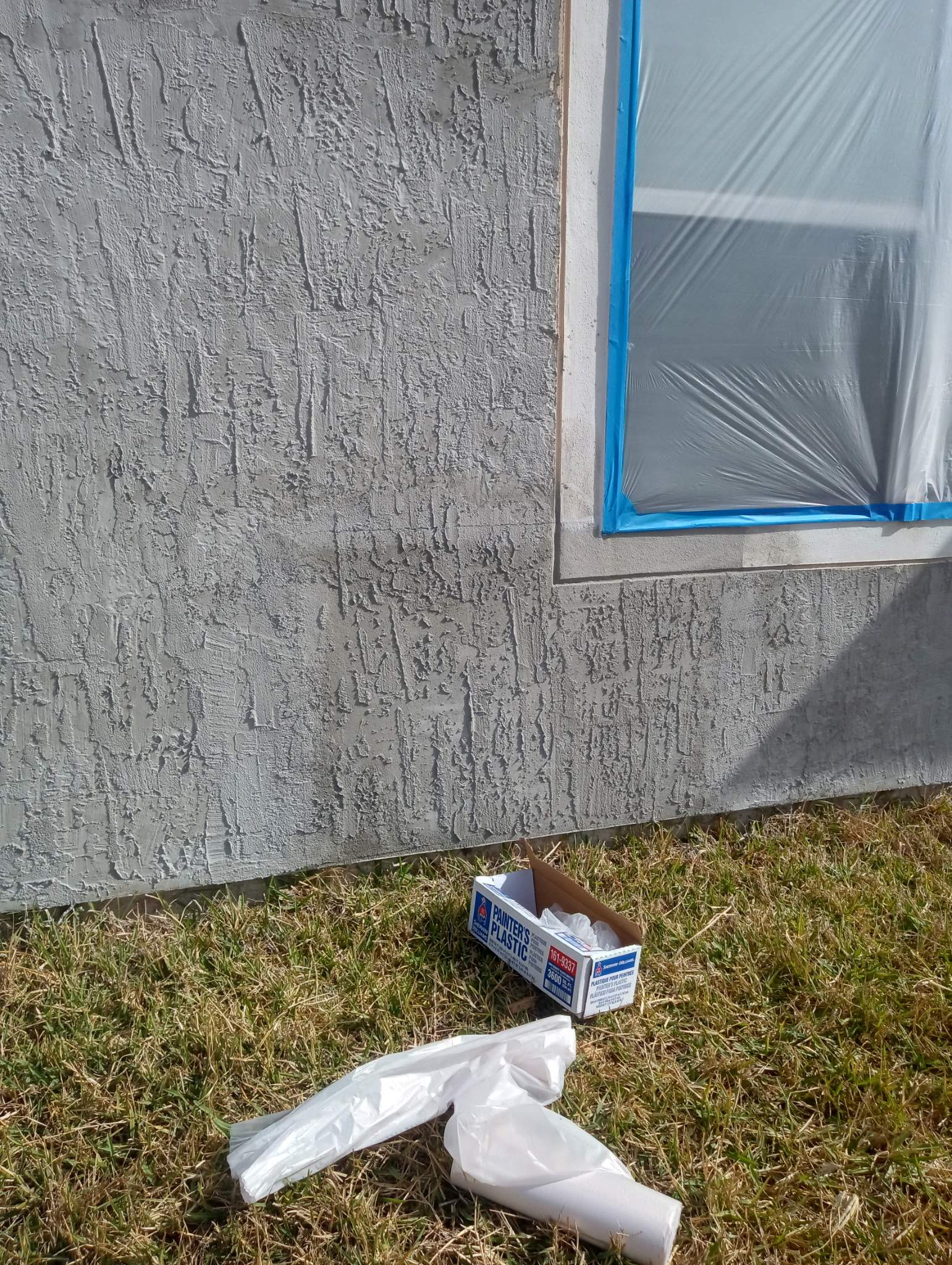Before the Exterior Stucco Repair, Delamination & House Painting in Jacksonville, FL in Orange Park, FL