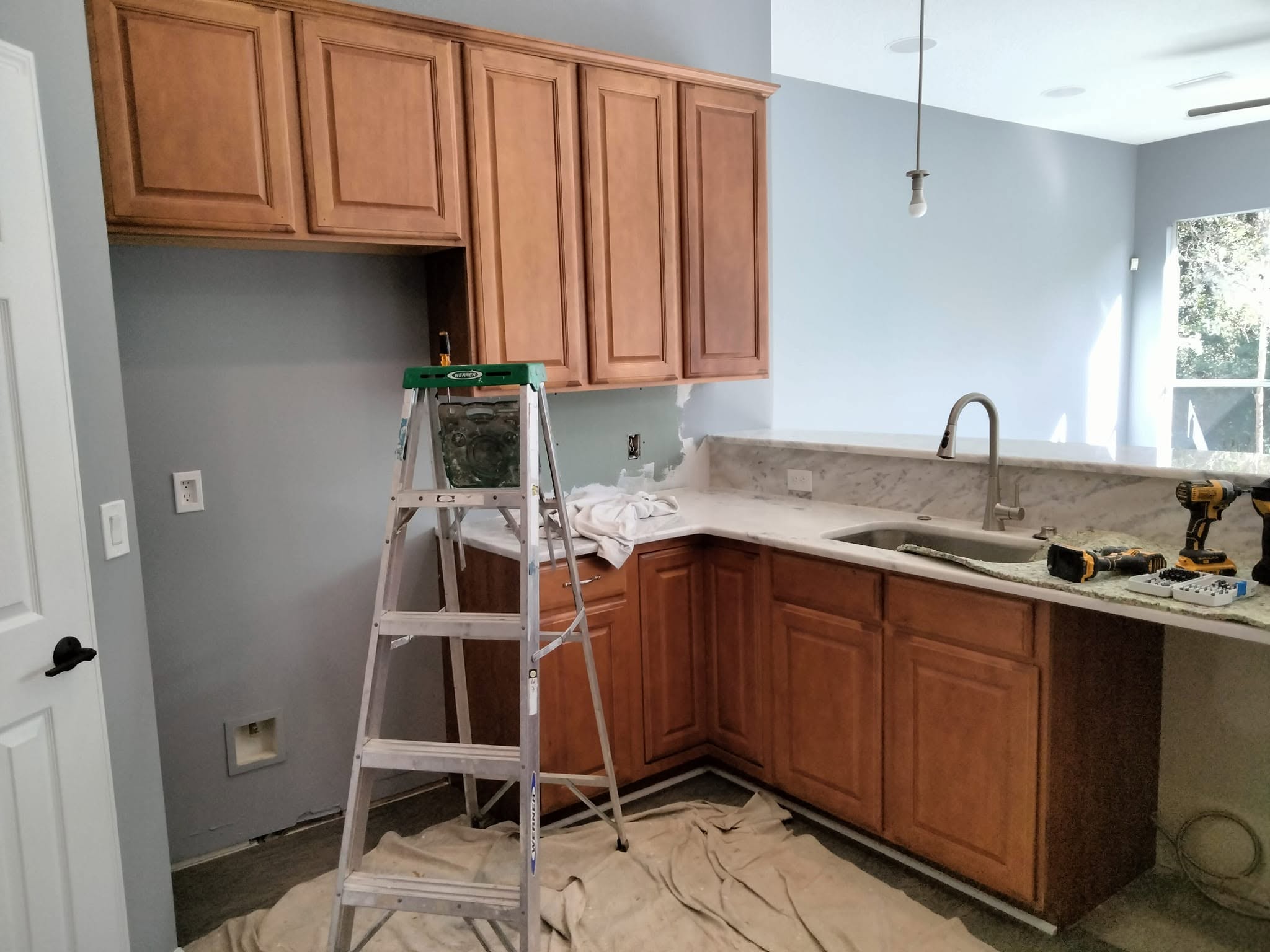 Before the Interior, Exterior & Cabinet Painting with Garage Floor Coating in Palencia, St. Augustine, FL 32095 in Palencia, St. Augustine, FL