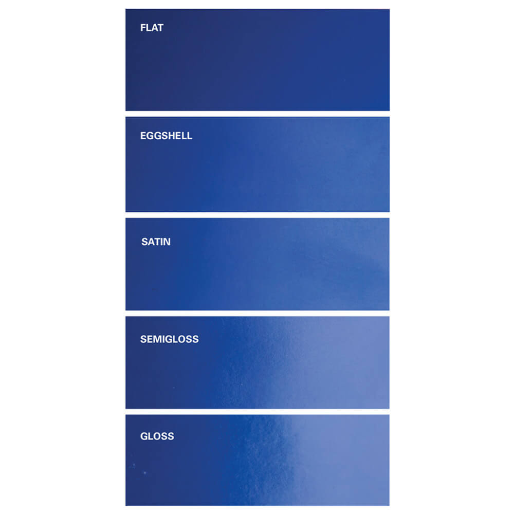 flat versus eggshell / satin / semi-gloss paint reflection flat versus eggshell / satin / semi-gloss paint reflection