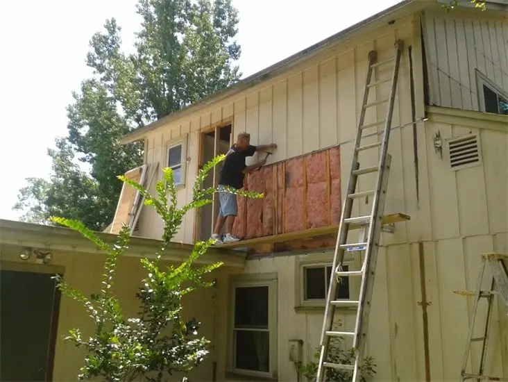 Exterior siding replacement before house painting in Oakleaf Plantation, FL