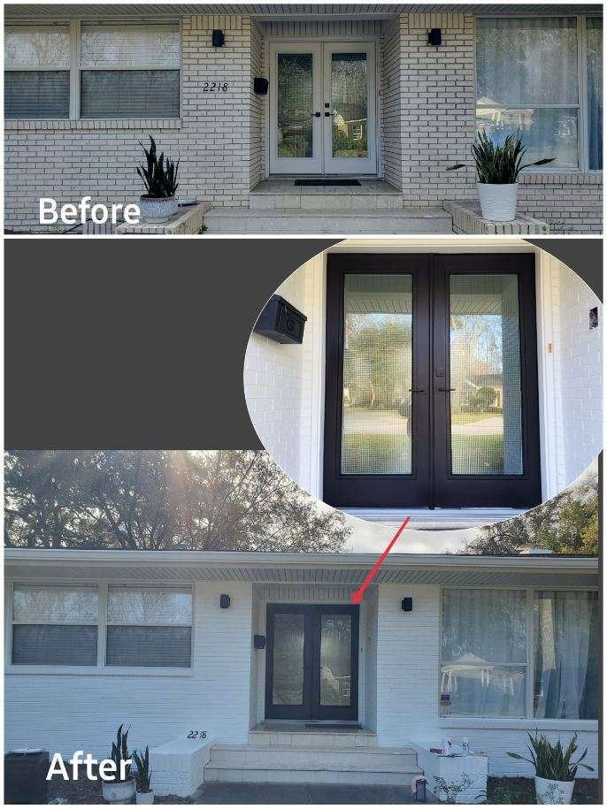 brick home transformations