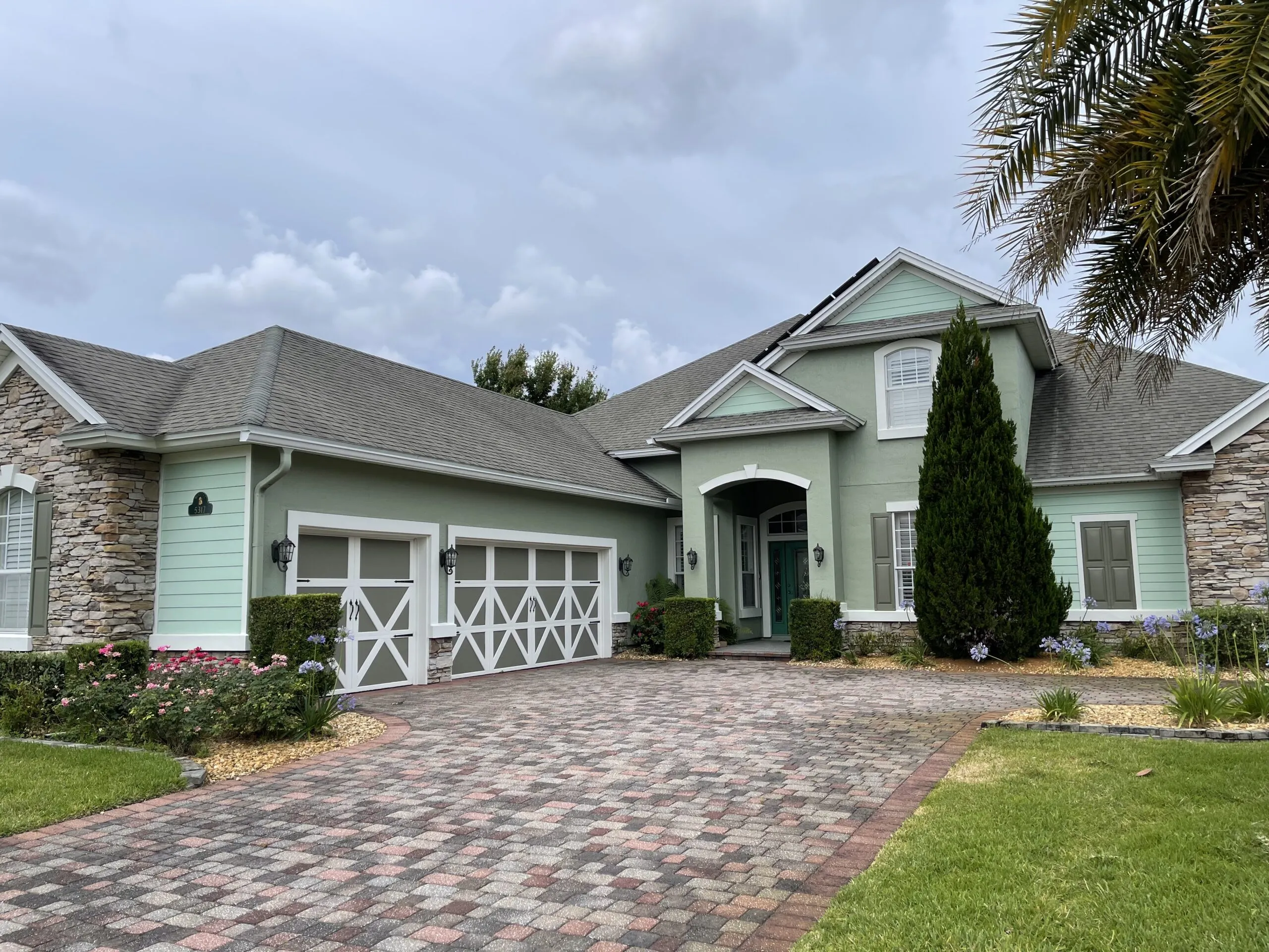 Exterior Painting Service on a Jacksonville FL home