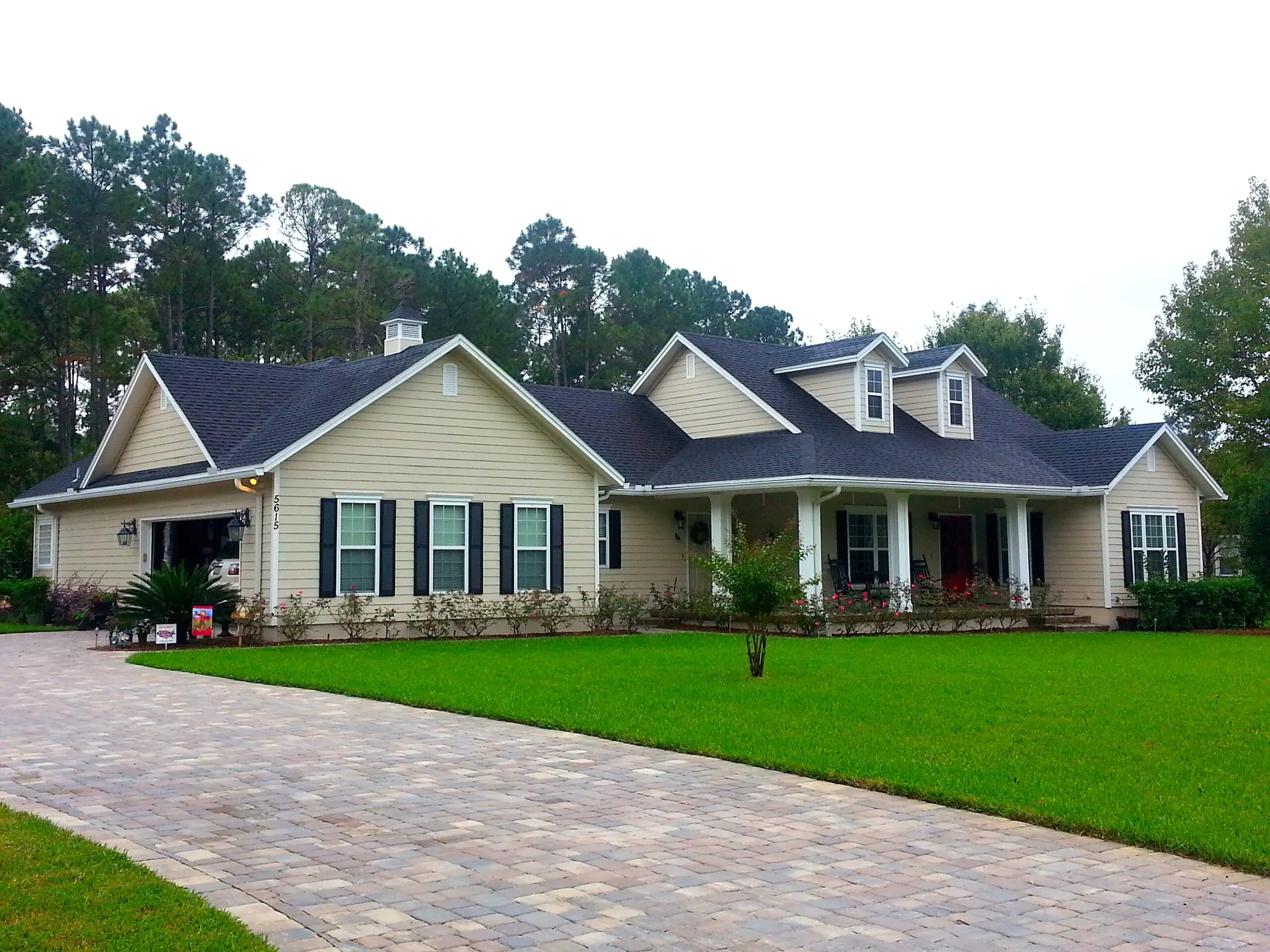 Exterior repaint project completed by A New Leaf Painting in St. Augustine, FL