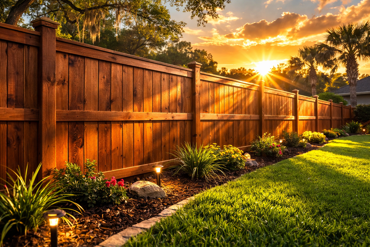 fence stain cost