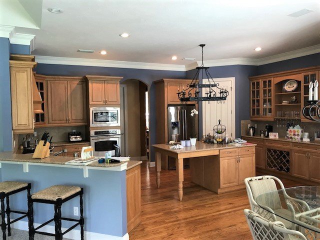 Professional interior painting project in St. Johns County Florida