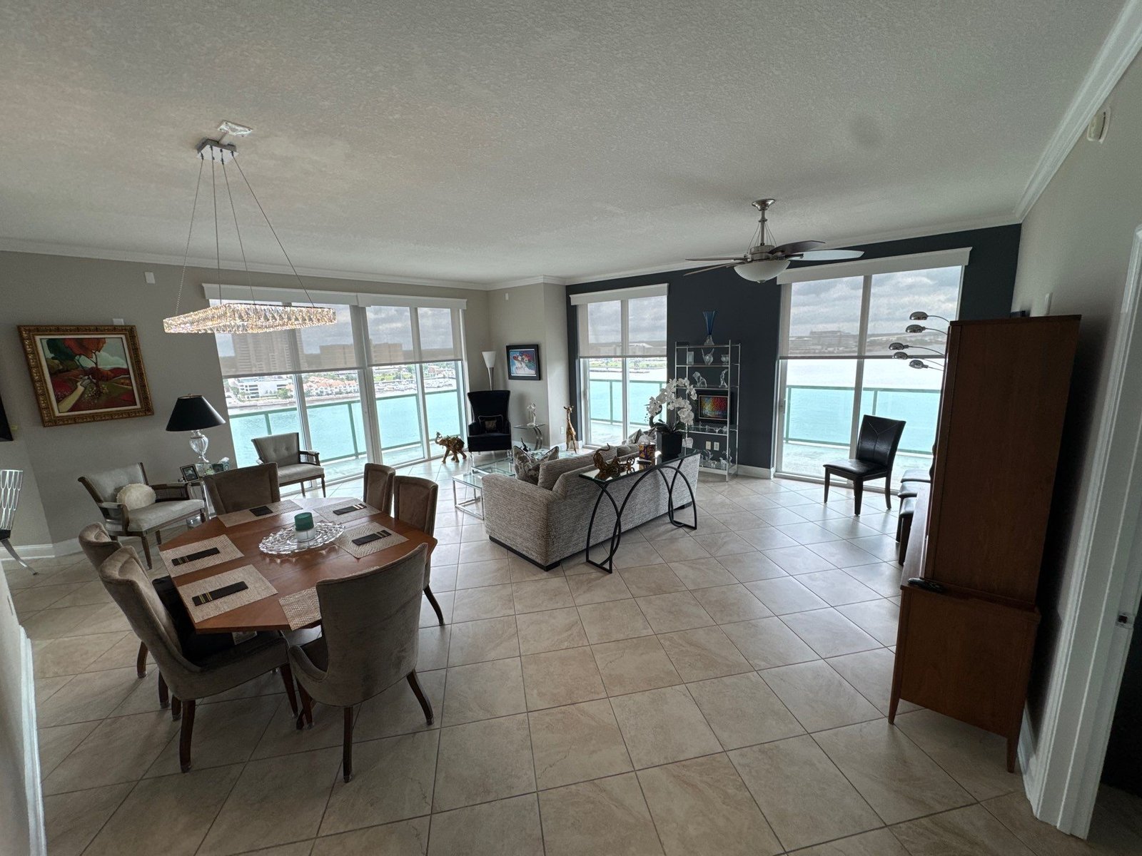 Interior condo painting at Riverplace Tower in downtown Jacksonville FL