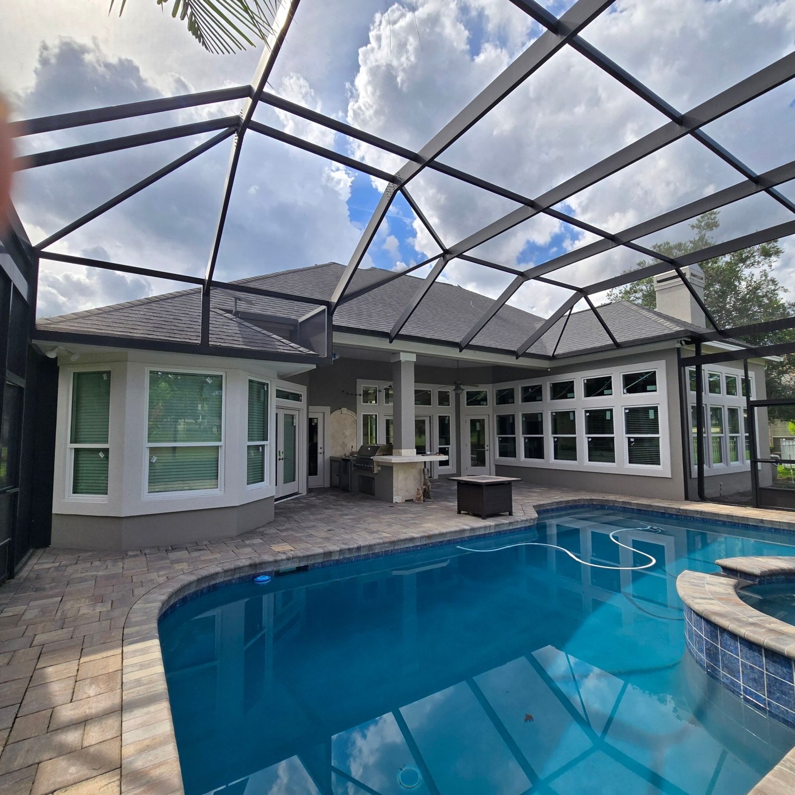 Professional Stucco Painting for a Deercreek Home in Jacksonville 32256 Stucco exterior painting on a Deercreek home in Jacksonville FL 32256